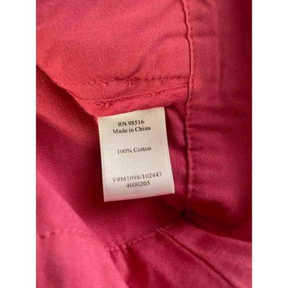 Coldwater Creek Size 14 Pink Jacket 100% Cotton 3/4‎ Sleeve - Picture 6 of 7